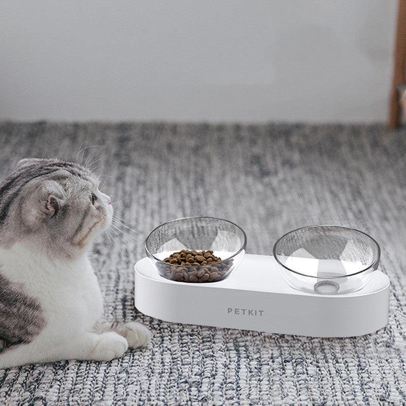Adjustable Stainless Steel Pet Double Bowl - Elevated Feeding Solution-6